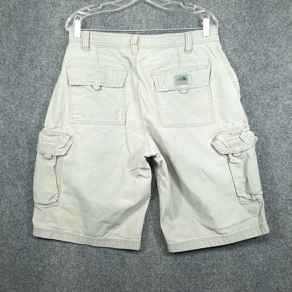The North Face Cargo Shorts A-Series AYM4 34 Khaki Beige Mens Hiking Cotton